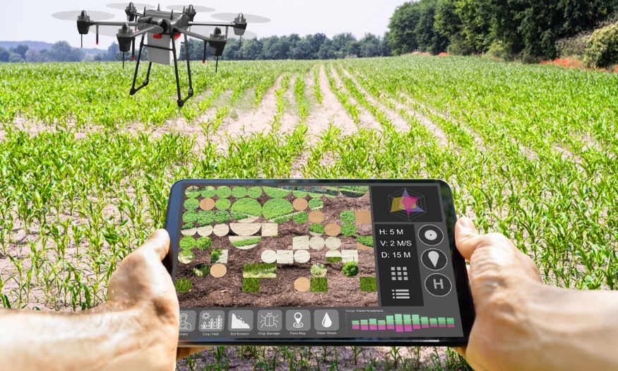 mcg agro farm modern farming techniques drone examination